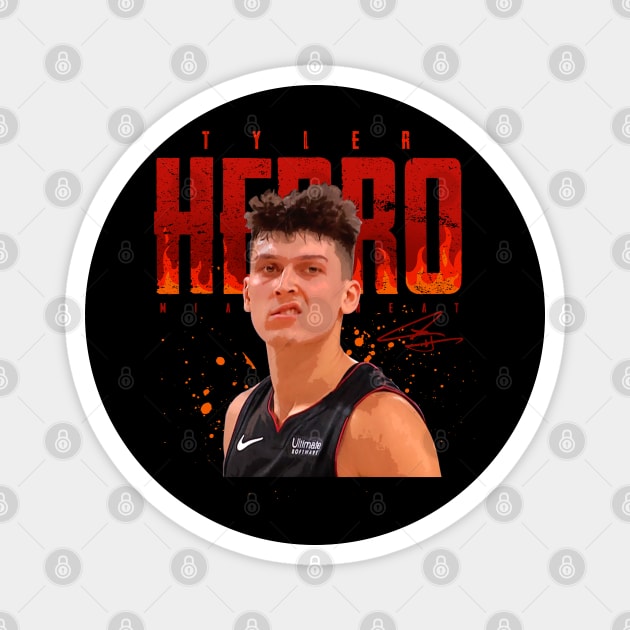 Tyler Herro Magnet by Juantamad